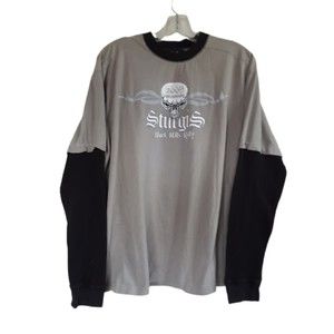 Bikers Design Sturgis Black Hills Rally TShirt Thermal Women's XL USA Cotton